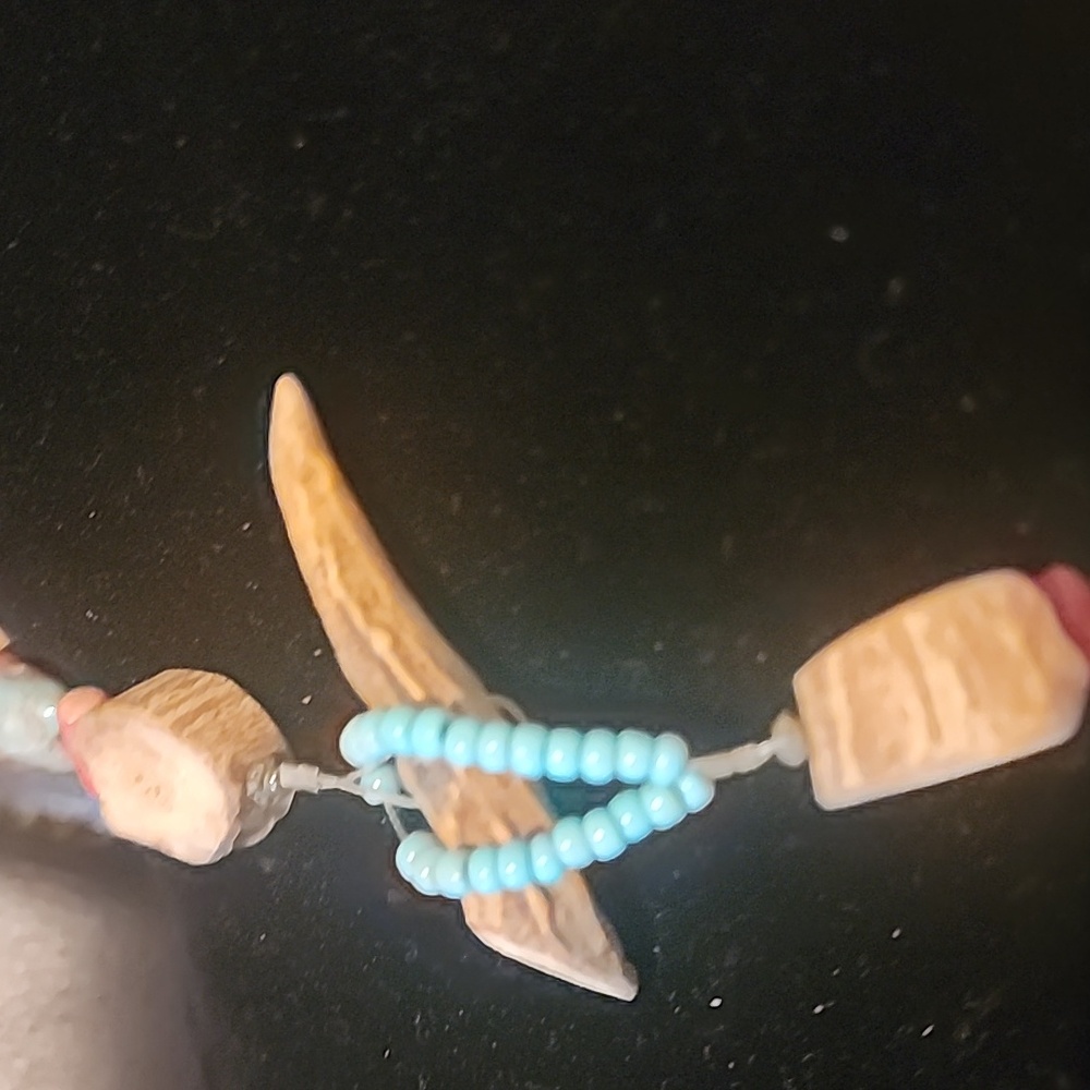 Handcrafted Multicolor Beaded Necklace - image 5